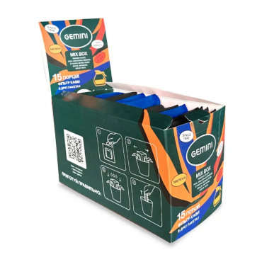 Дріп-кава Gemini (MIX) Drip Coffee Bags, 15 шт