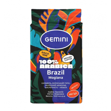Кава мелена Brazil Mogiana 0.25 кг